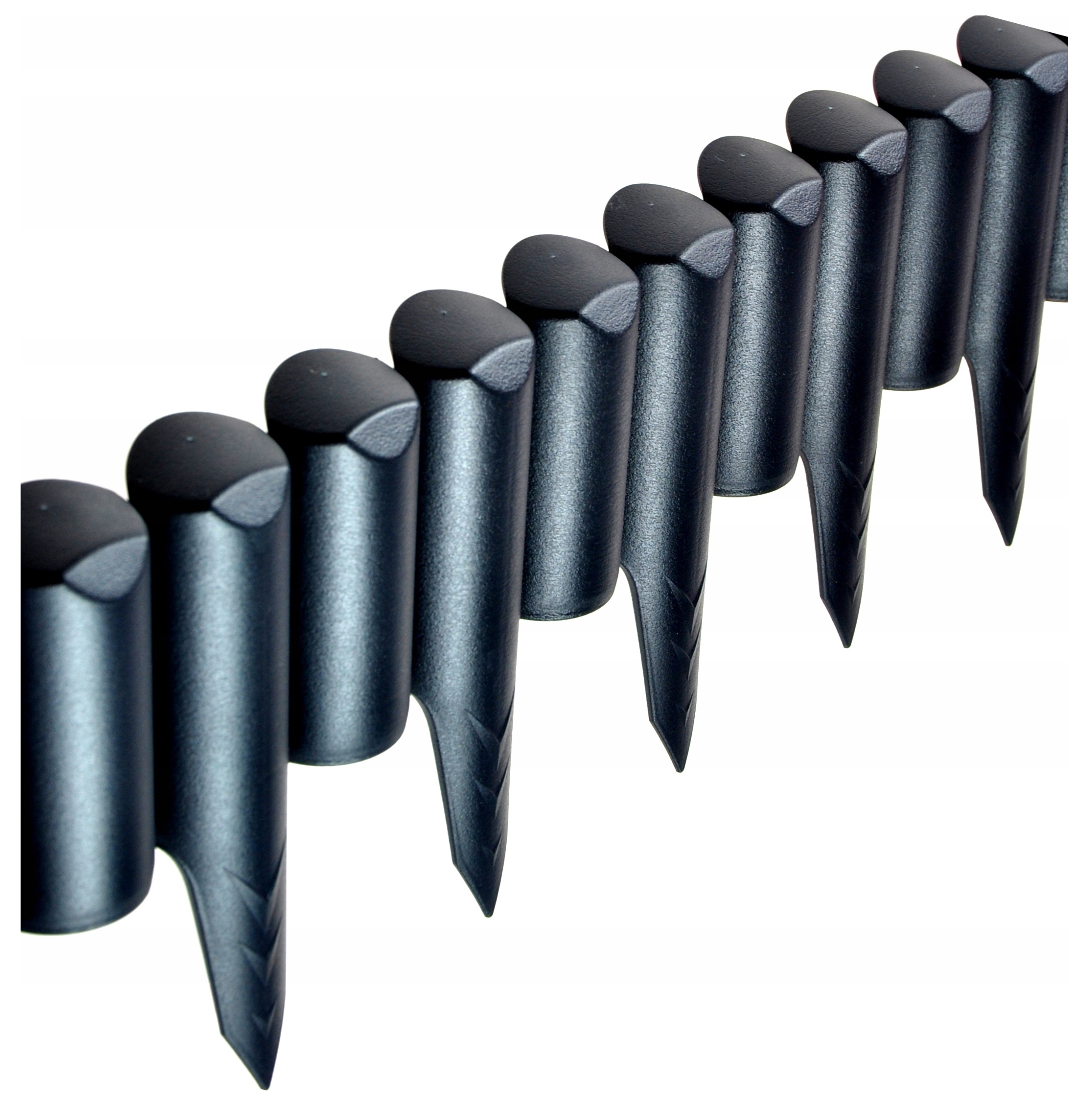 Zahradní Palisáda – Trávníkový Lem – 15 m. Antracit – Zahradní okraje