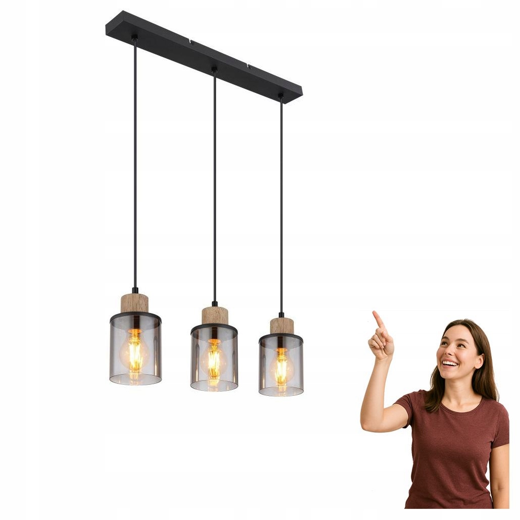 Závesná lampa Reid 15707-3H Globo