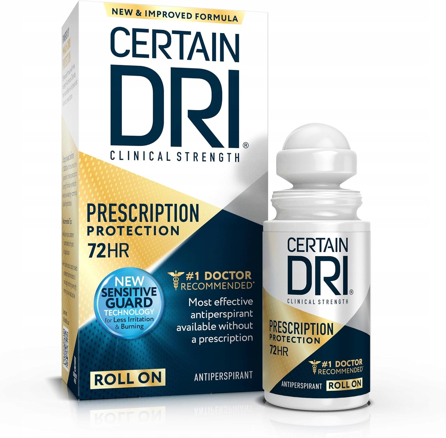 Certain Dri Roll-on Blokátor potu 12% Chlorid hlinitý 72h Suchost 35 ml Unisex