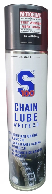

S100 White 2.0 Najlepszy Smar Do Łańcucha 400ml