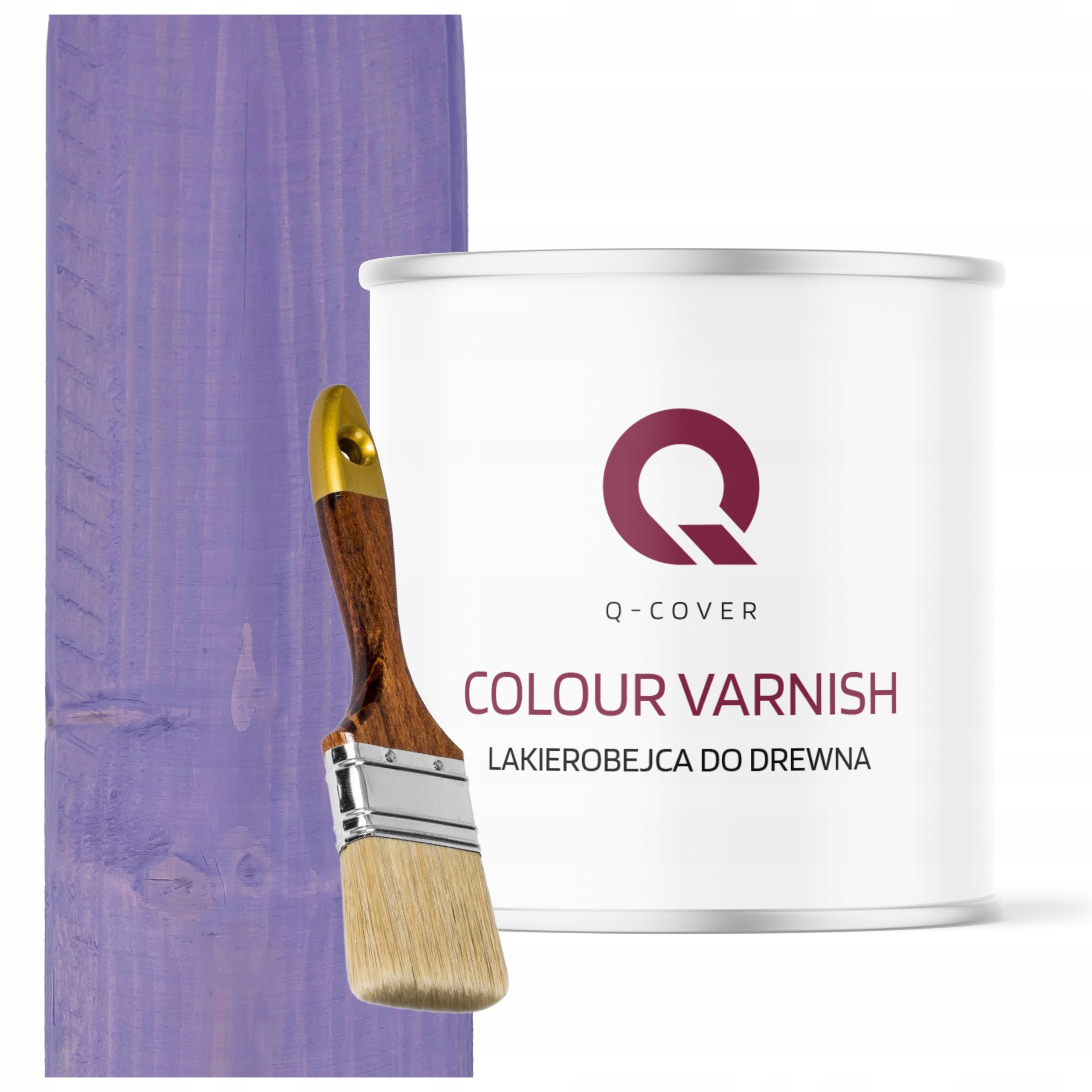 Lakovník Na Dřevěné Prvky Výkonný Levandulový Polomat 2,5L Dárek