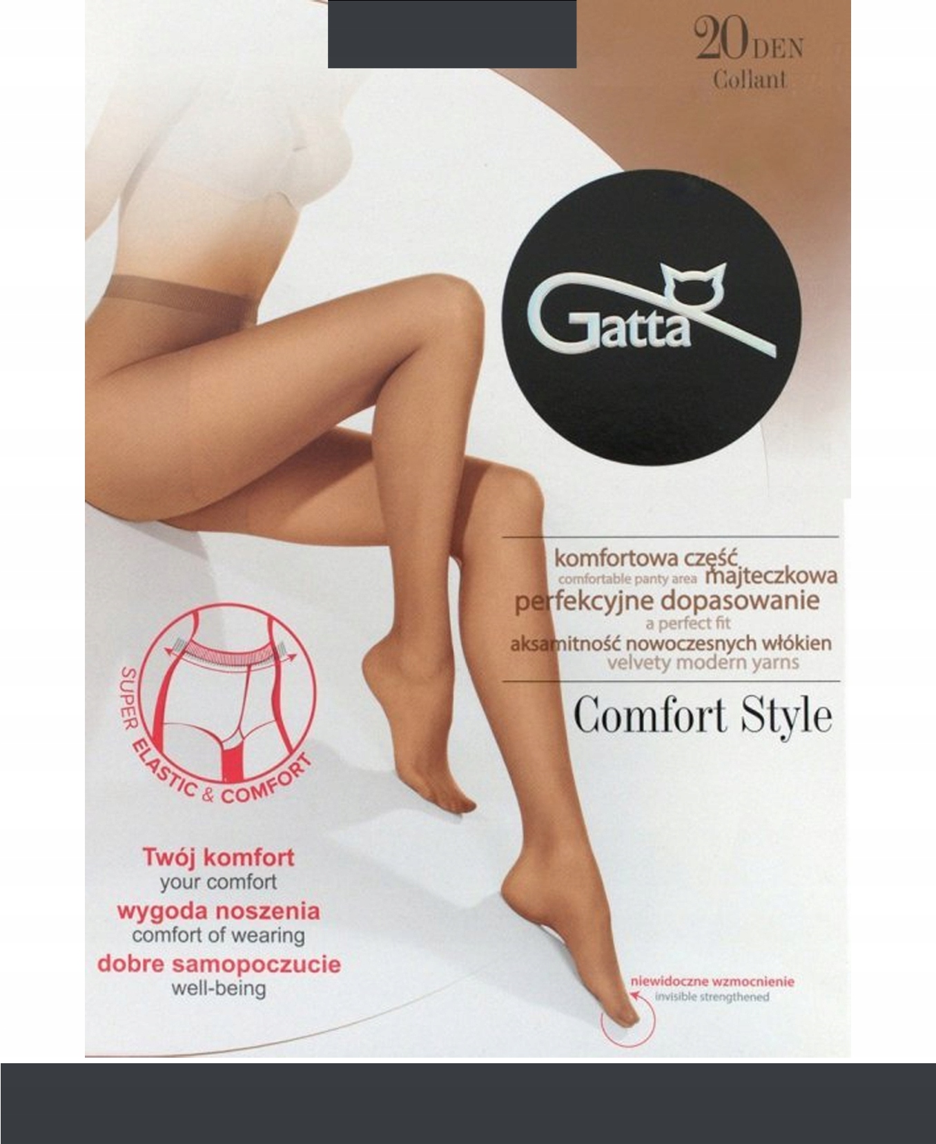 

Gatta Comfort Style Raj. dam. 20den 5-XL/ Grafit
