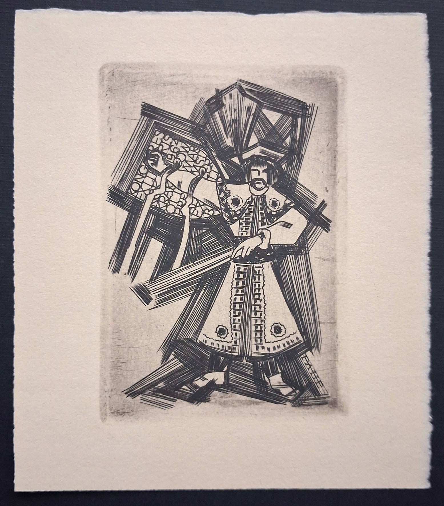 *KP* Feilhauer Henryk - Ex libris Ottmar Premstaller, C2, 1964