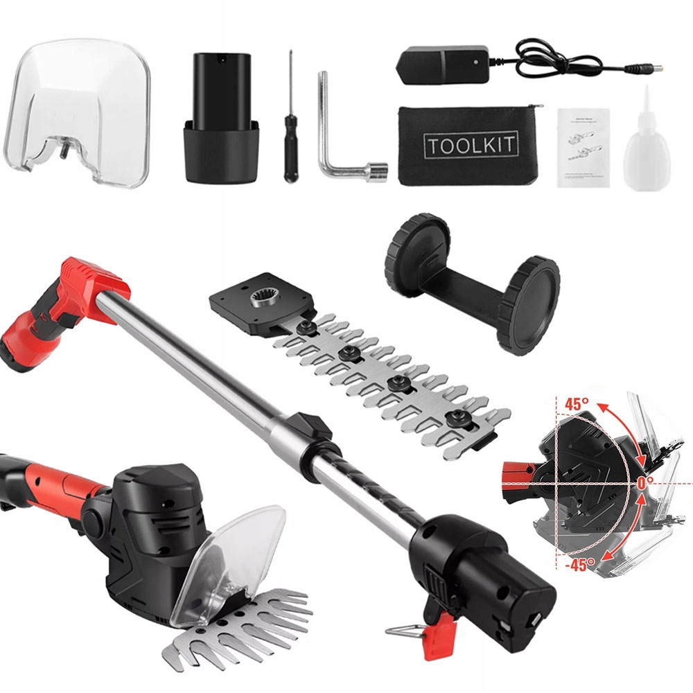 Akumulátorová Vyžínač Křovinořez Zahradní Sekačka Na Trávu Sada 300W