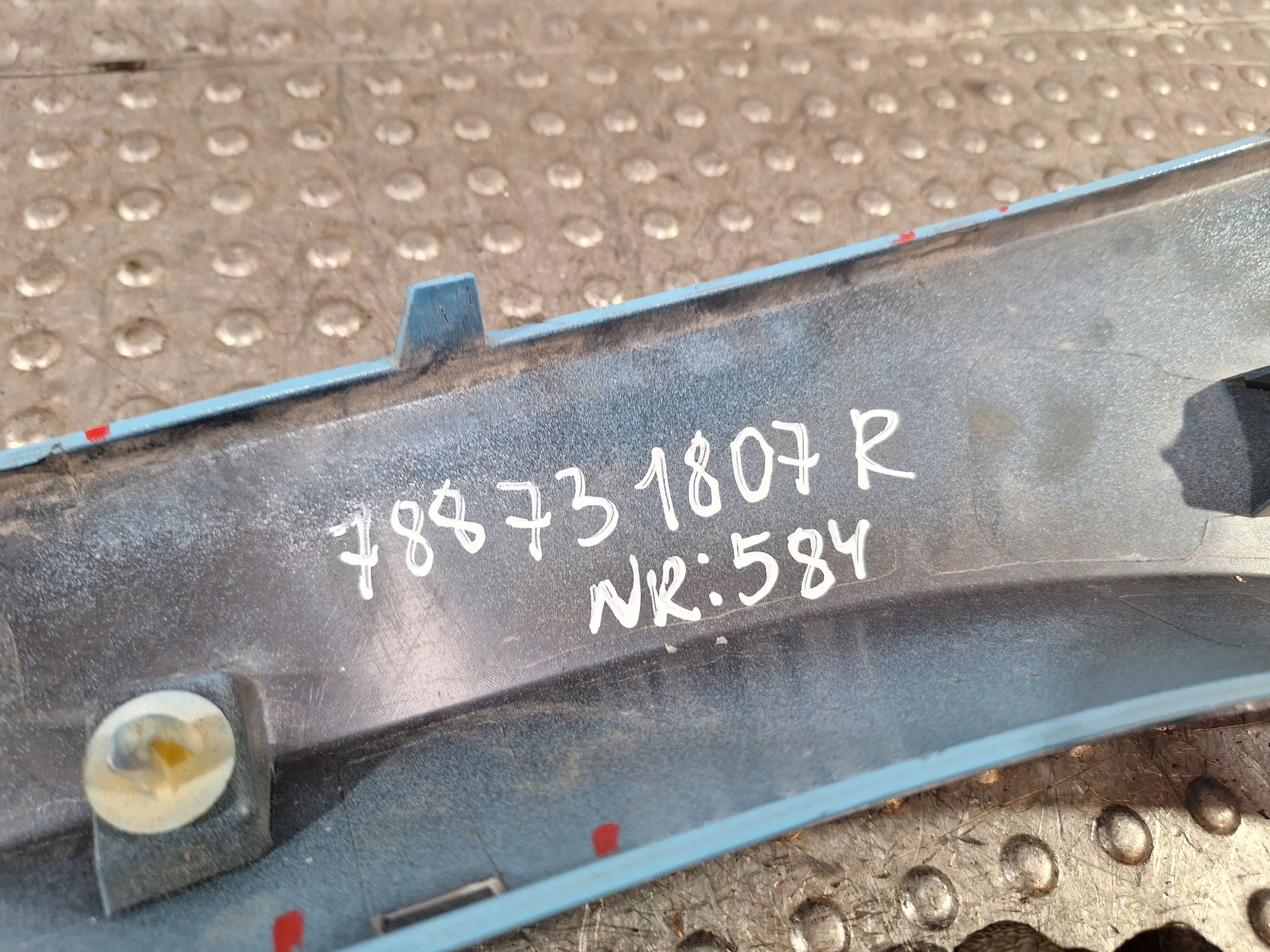 obal lišta SLUPKA 788731807R RENAULT TWIZY