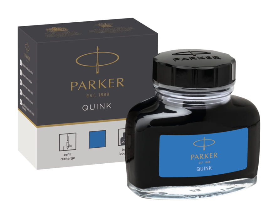 

Atrament butelkowy Parker Quink niebieski zmywalny