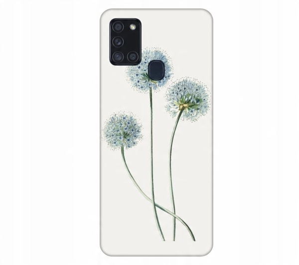 

Etui na telefon Samsung Galaxy A21s Kwiat niebiesk