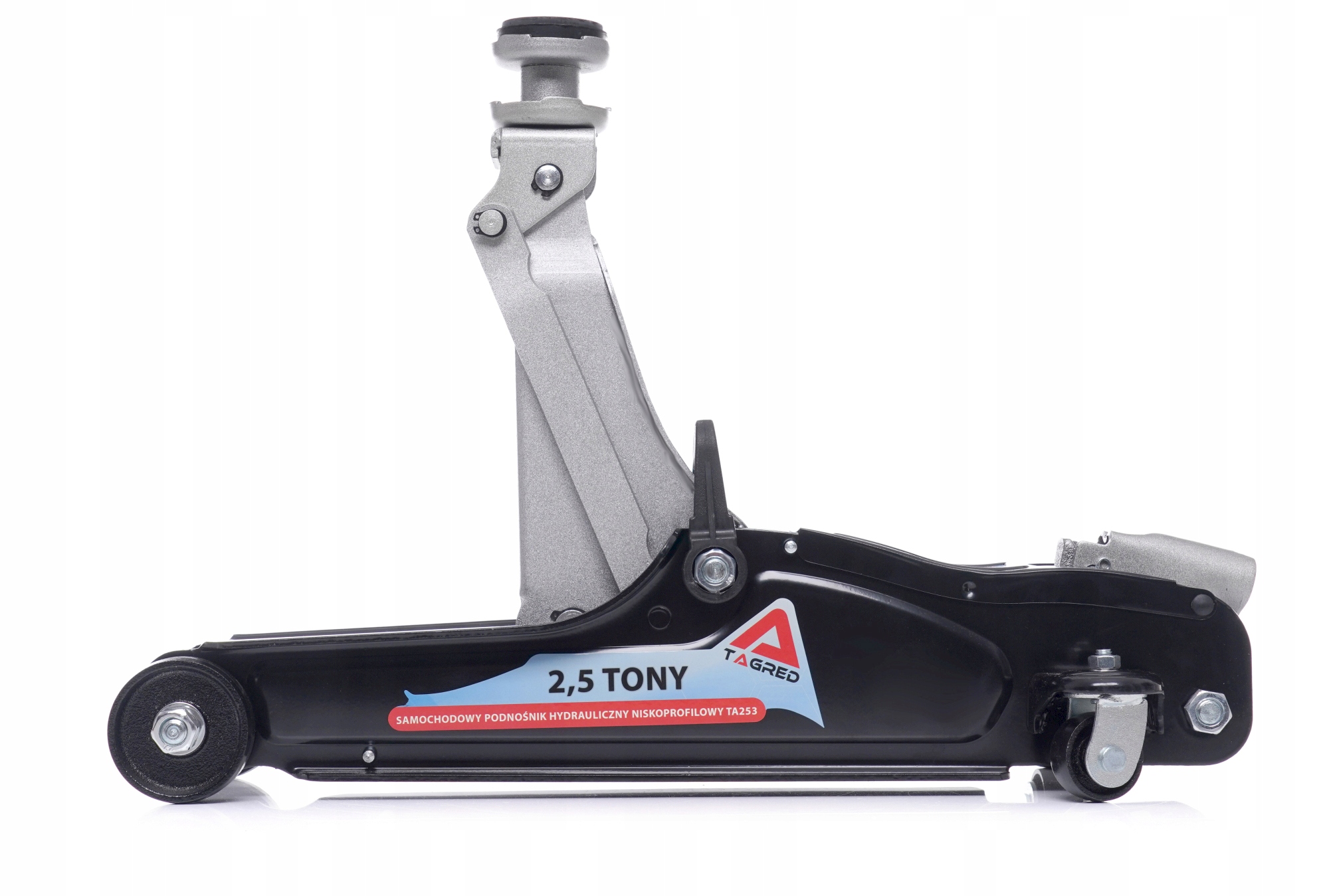 PODNOSNIK SAMOCHODOWY LEWAREK ZABA 2 5T NADSTAWKA Minimum Lifting Height 85 mm