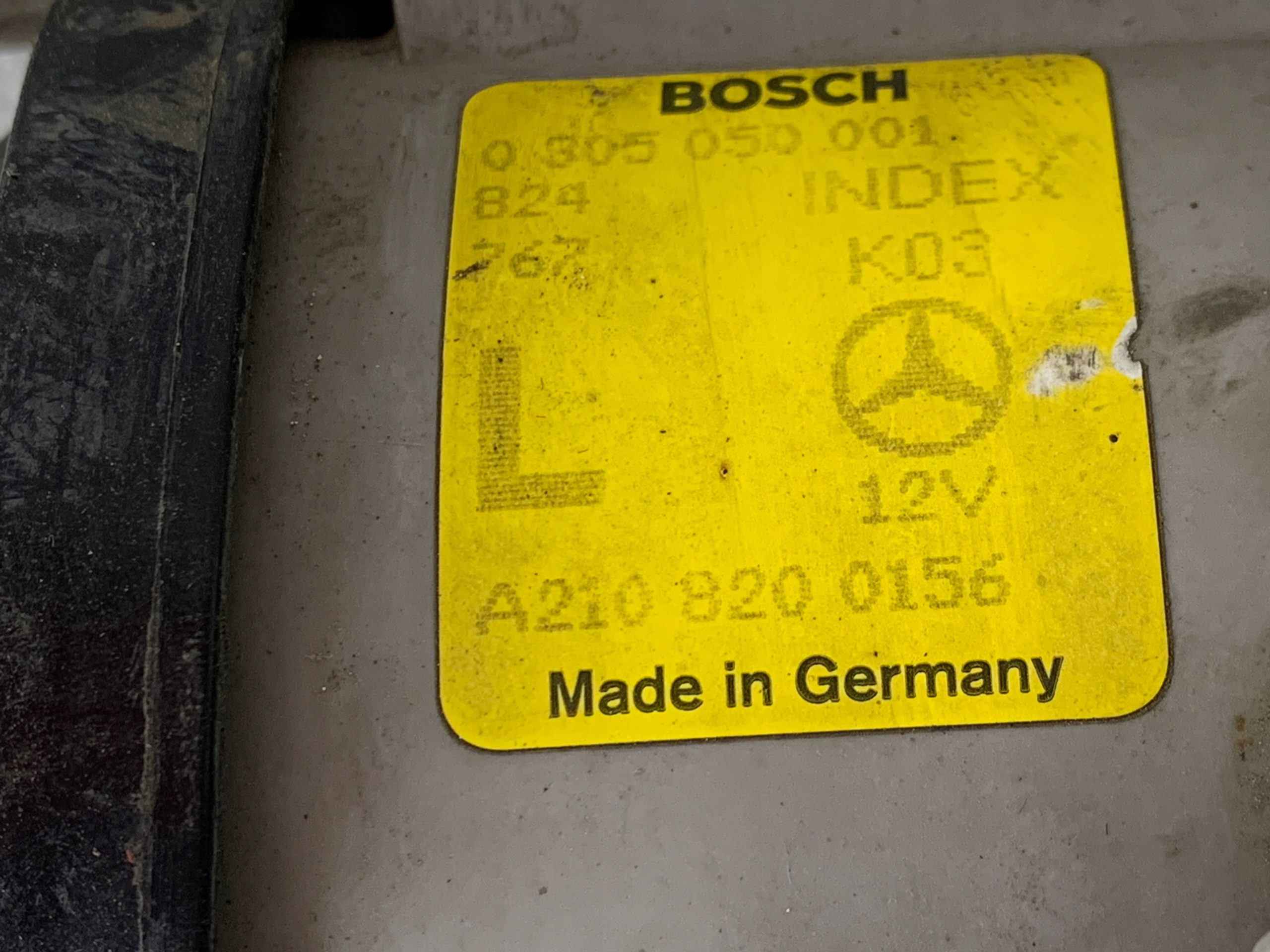 MERCEDES W210 fog light left front A2108200156