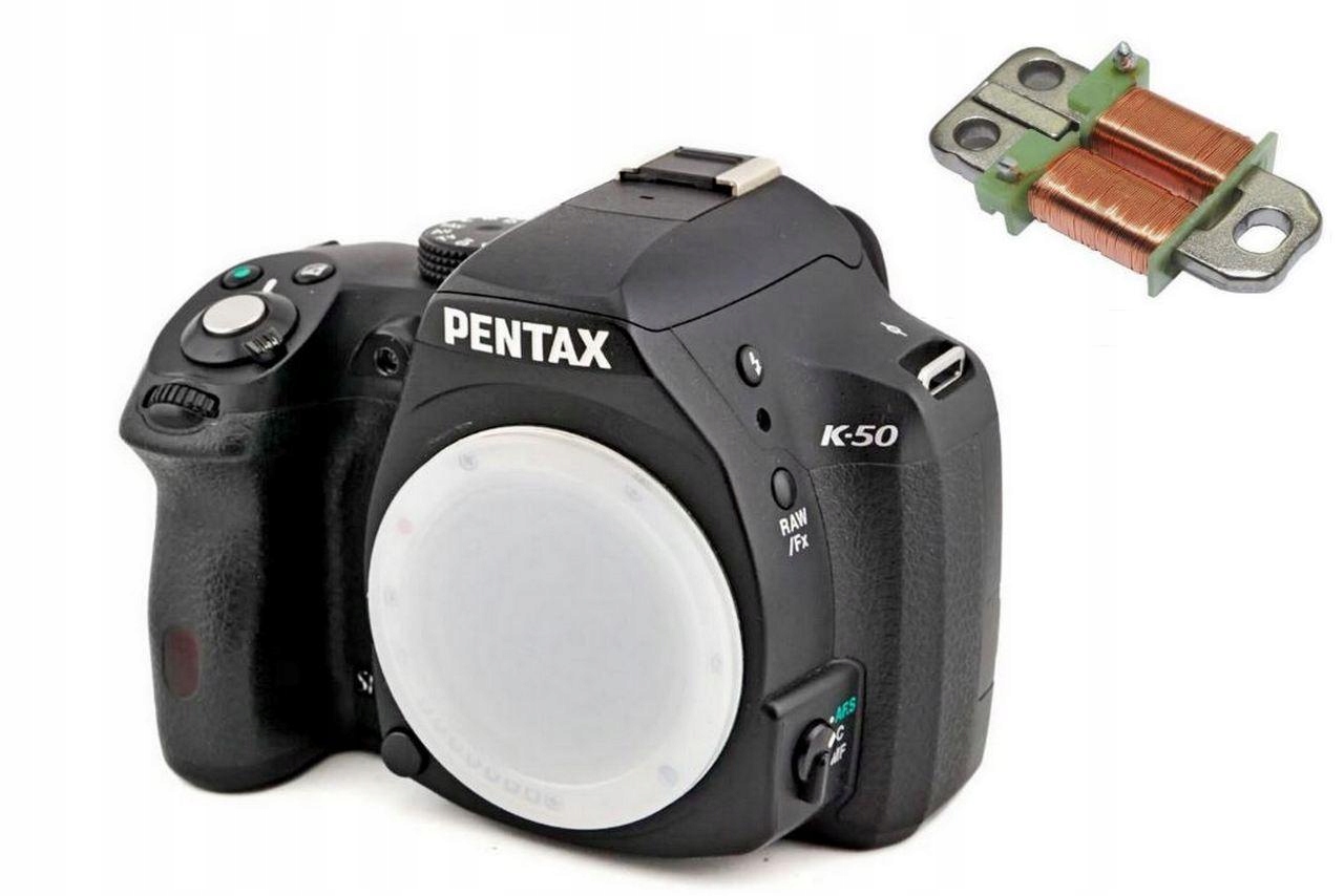 Solenoid pro Pentax K30 K50 K70 K500 KS1 KS2 tmavé fotografie výměna bonus