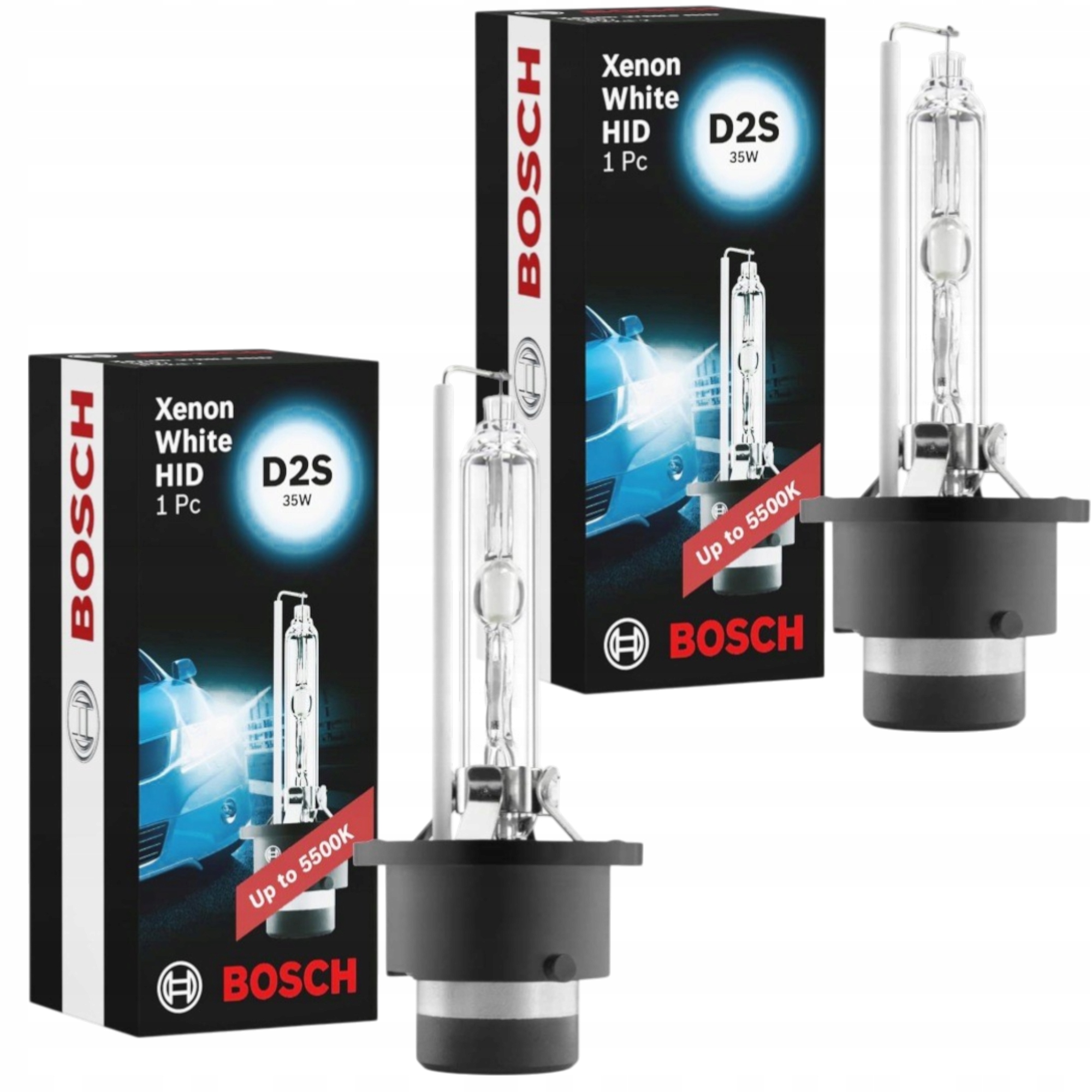 2x Żarówka Bosch D2S 85V 35W Xenon White Hid 1987302910