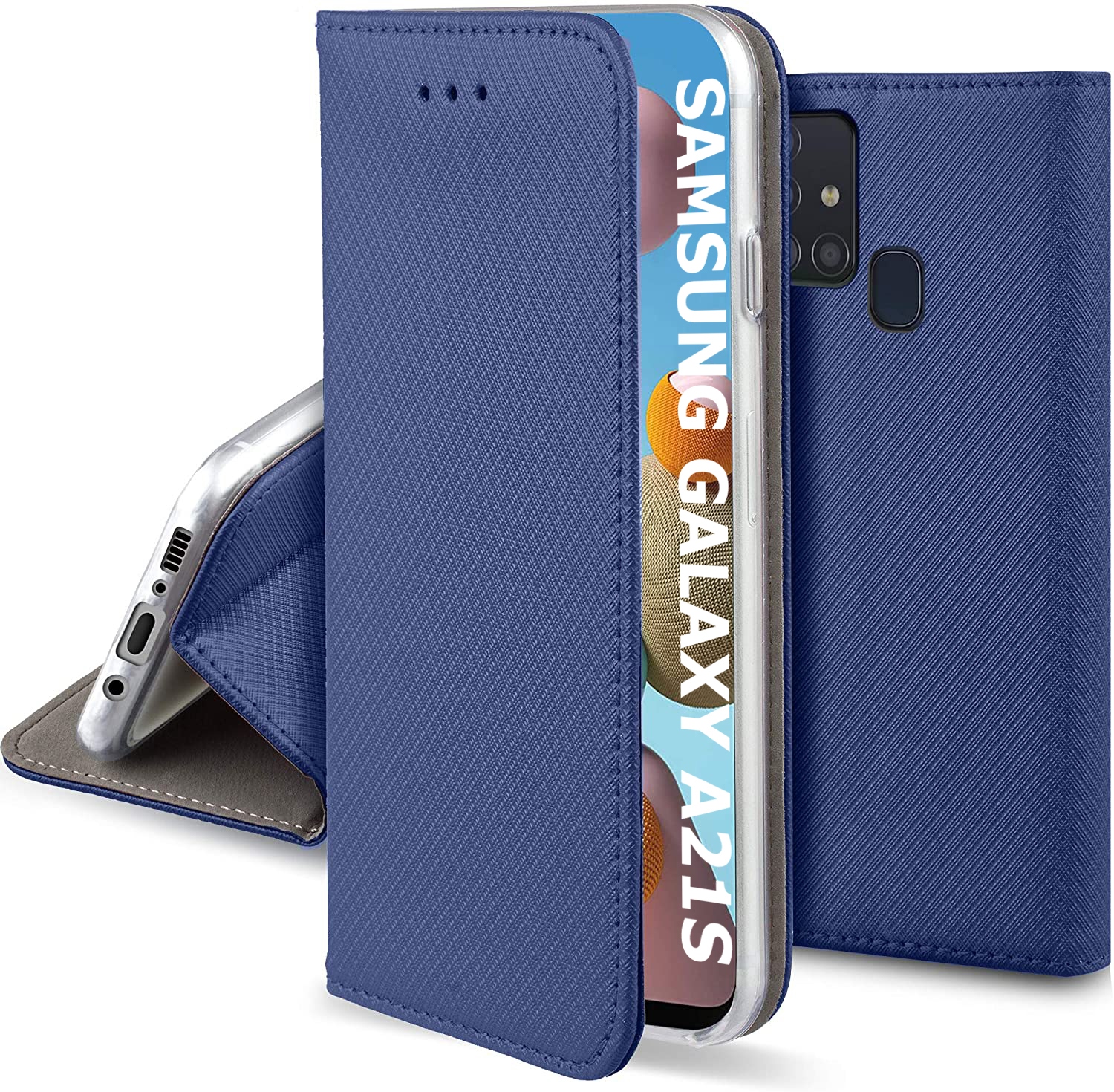 Etui SMART MAGNET do SAMSUNG GALAXY A21s + SZKŁO