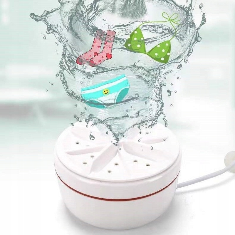 MINI PRALKA TURYSTYCZNA PRZENOŚNA USB WIRÓWKA WIRNIKOWA TURBOWASH DO PRANIA Marka inna