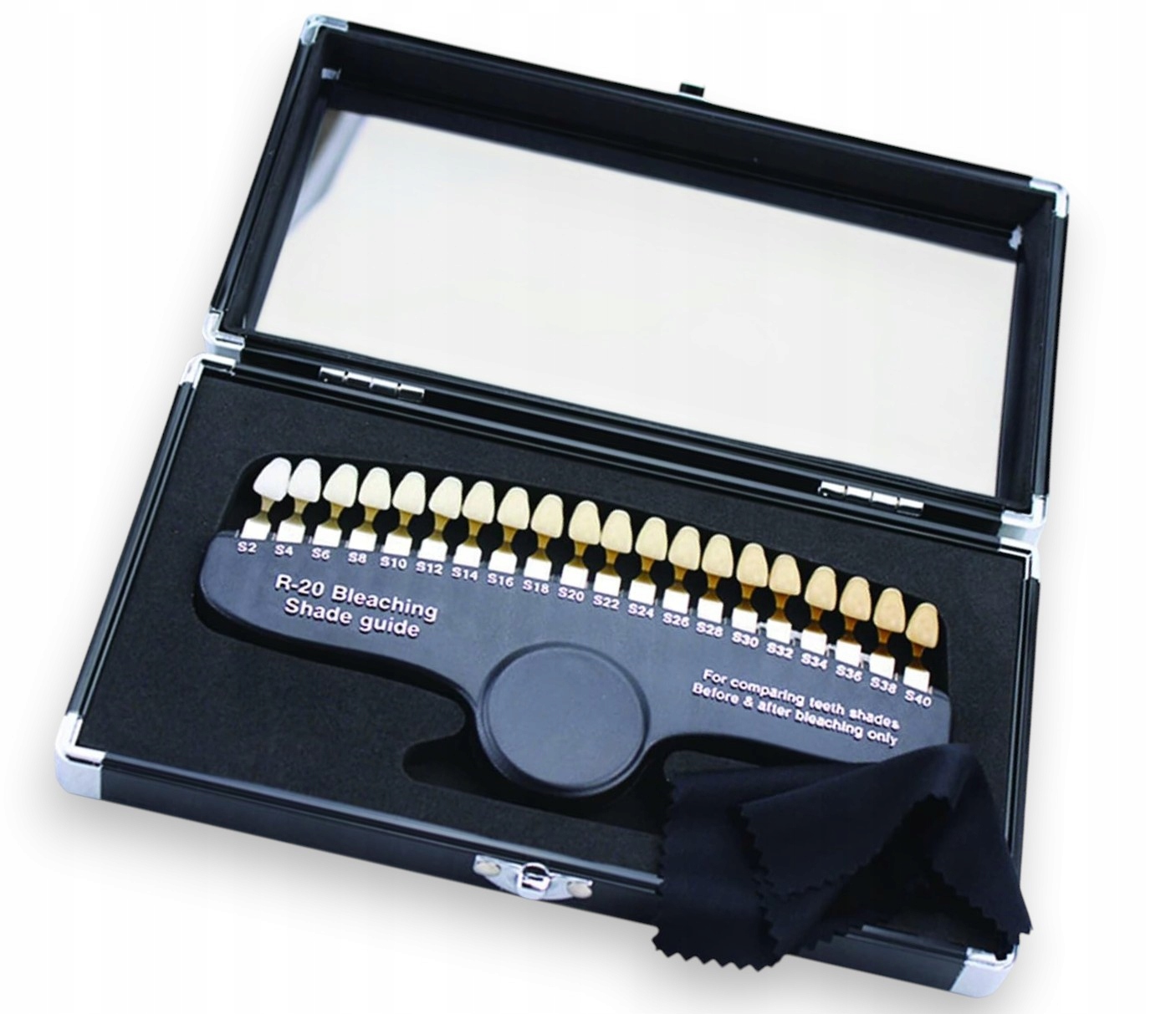 Stupnice Zubů Pro Bělení – Profesionální Srovnávač 20 Barev Zubů 3D