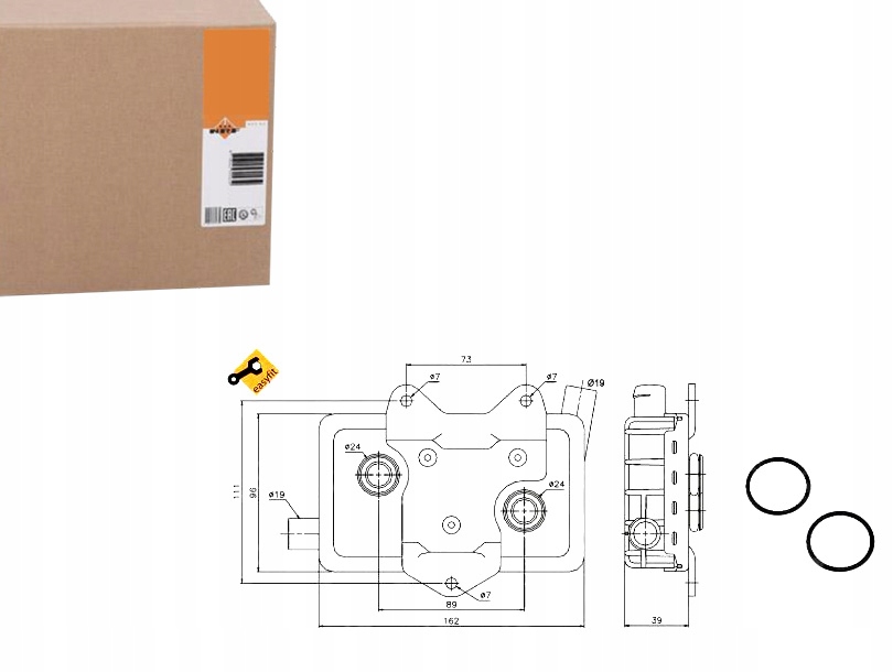 NRF CHŁODNICA OLEJU MERCEDES VITO 2,3D