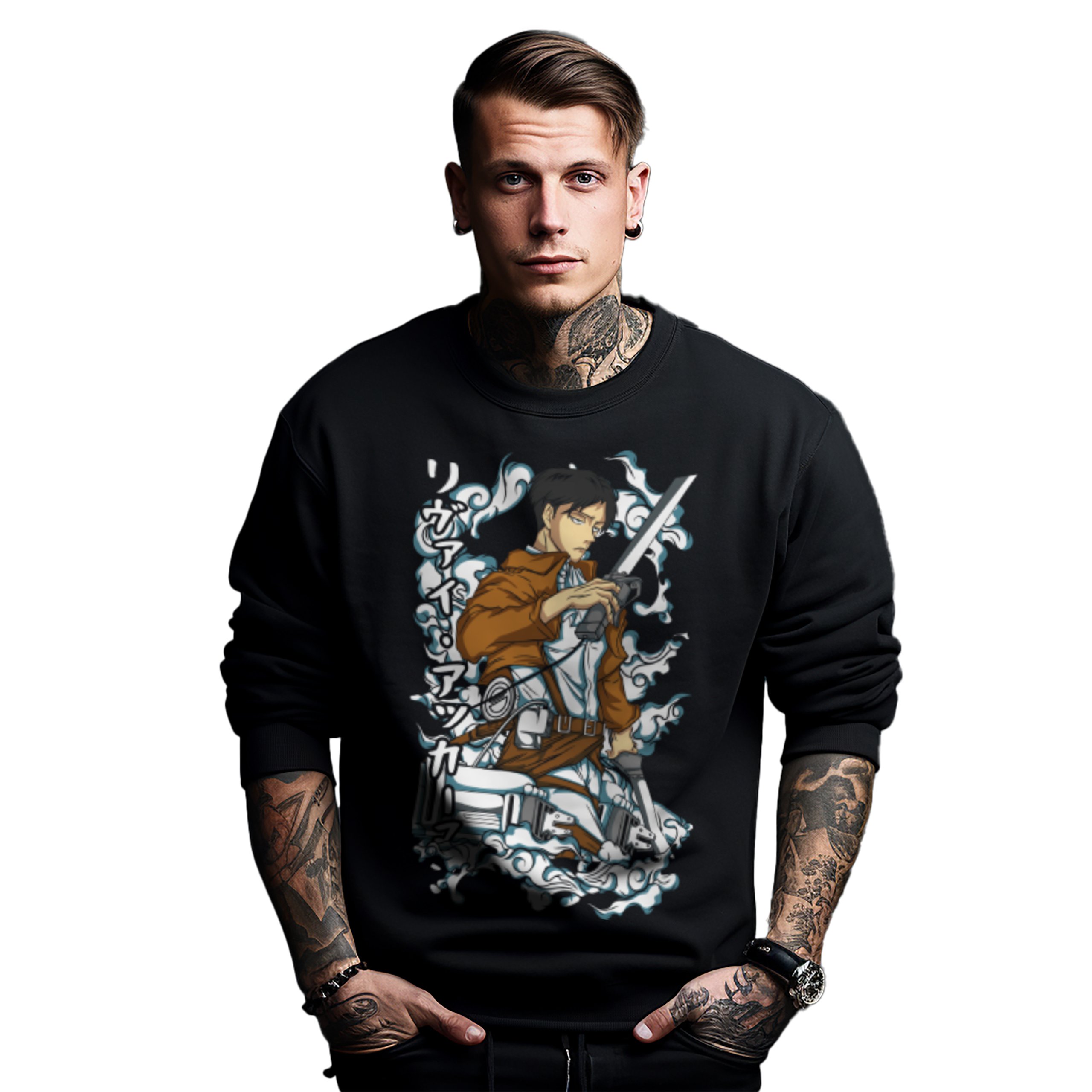 Mikina s potiskem Anime Attack on Titan