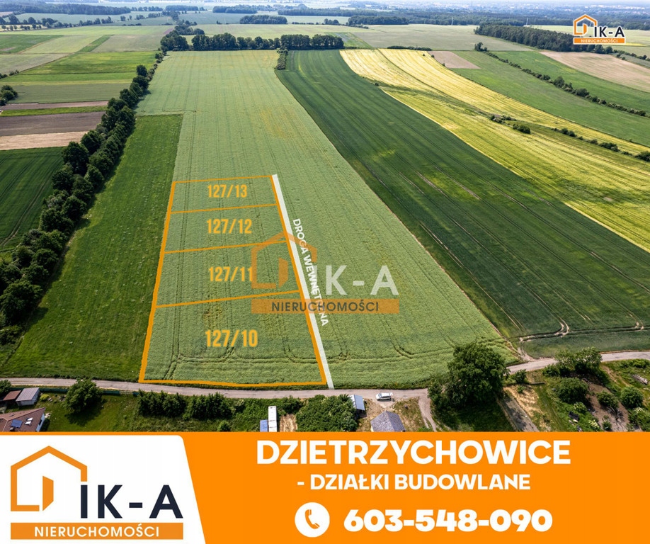 Działka, Dzietrzychowice, 1400 m²