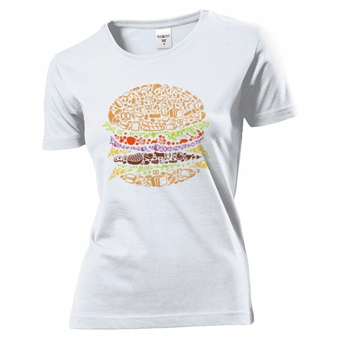 

Koszulka damska Hamburger Cheeseburger M