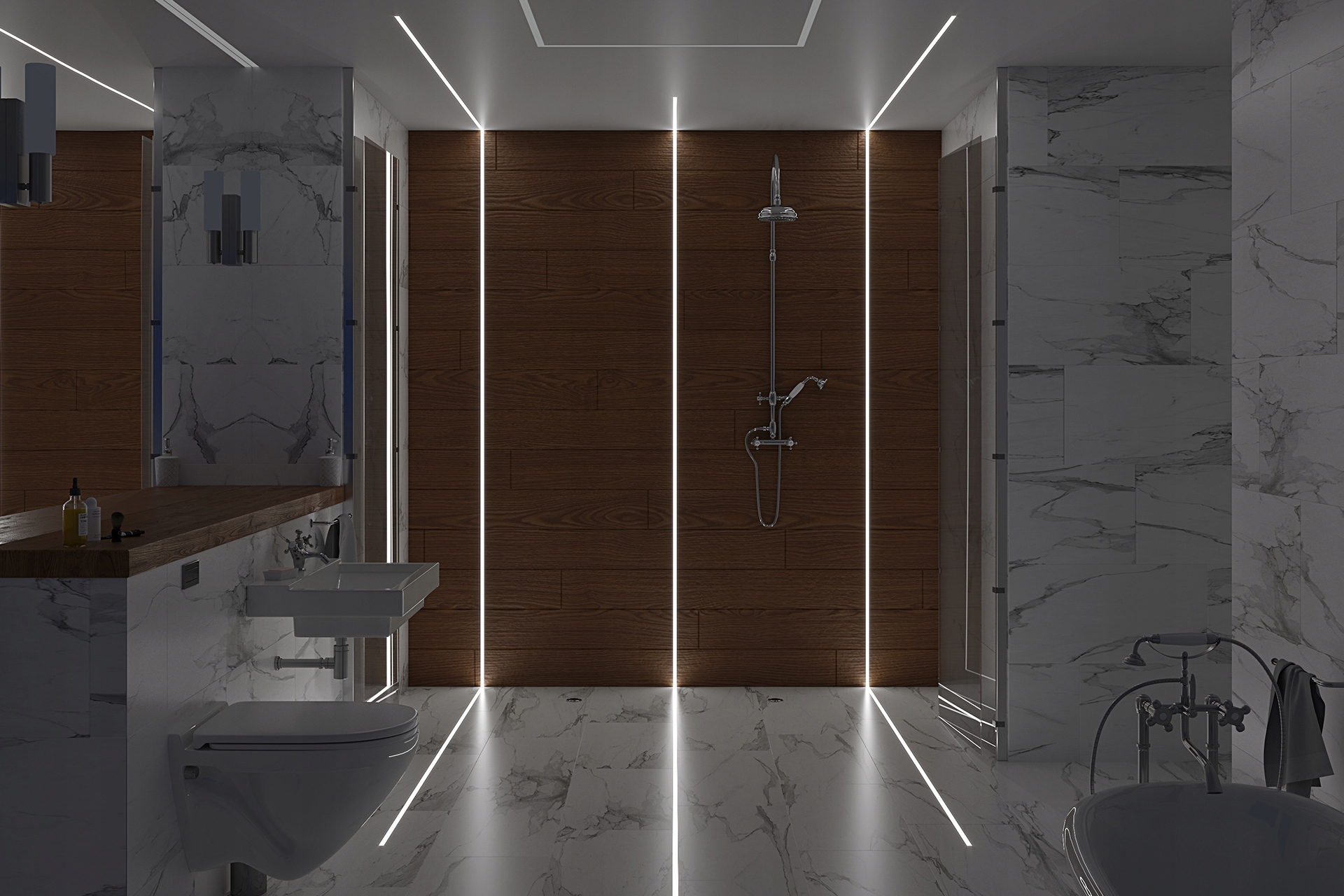 Taśma LED wodoodporna IP65 NEUTRALNA 4000K PRO 1m Marka LED Labs