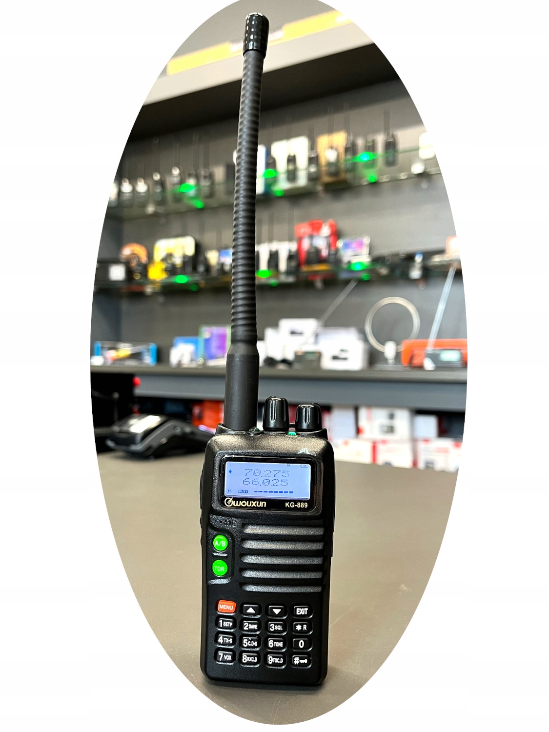 Wouxun KG-889 radio ręczne na pasmo 4m 70MHz IP-55