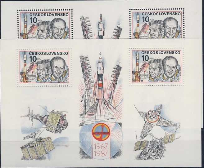 Czechosłowacja CSSR Blok 69 ** KOSMOS INTERKOSMOS
