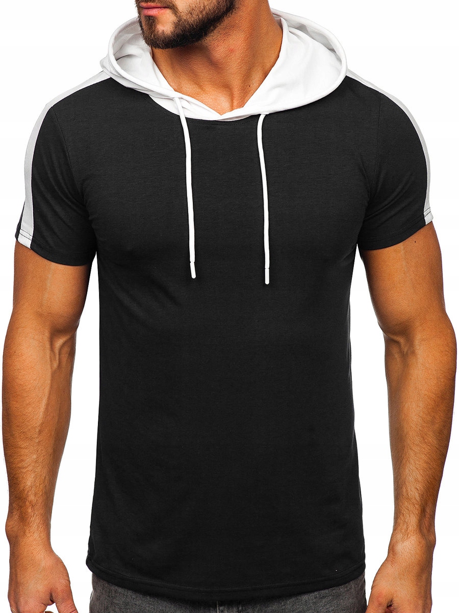 

T-shirt Koszulka Męska Czarna 8T299 Denley_m