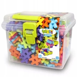 

Wafle Klocki konstrukcyjne Meli Basic Box 250 el.