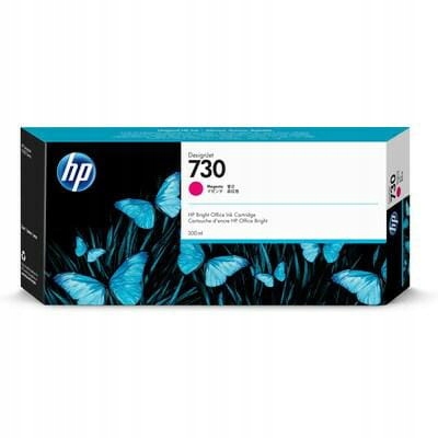 Atramentová náplň Hp 730 Magenta P2V69A 300ml Hp T1700 T1600 T2600 2023r. Originál