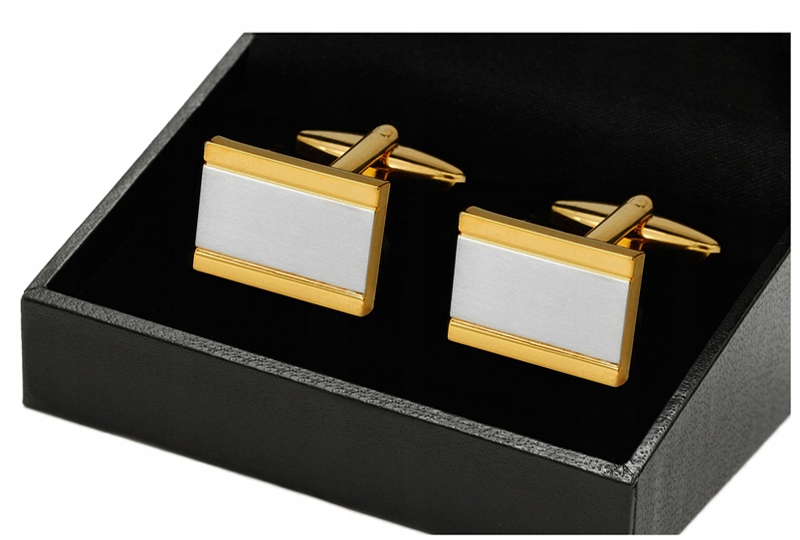 MODNE Spinki do Mankietów Koszul + PUDEŁKO D7-7 Kod producenta SCD7-7MM