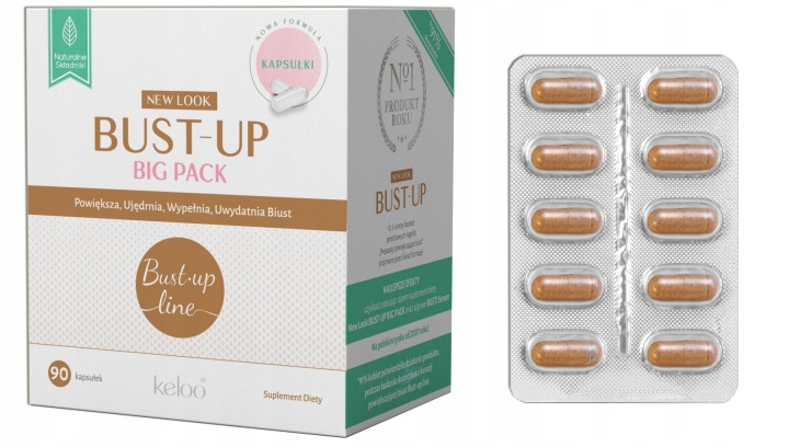 Bust Up Duo Big Pack Powiększenie Biustu 90 Kaps