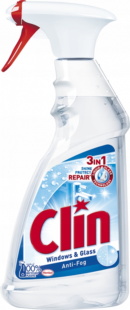

Clin Anti-Fog płyn do mycia szyb spray 500 ml