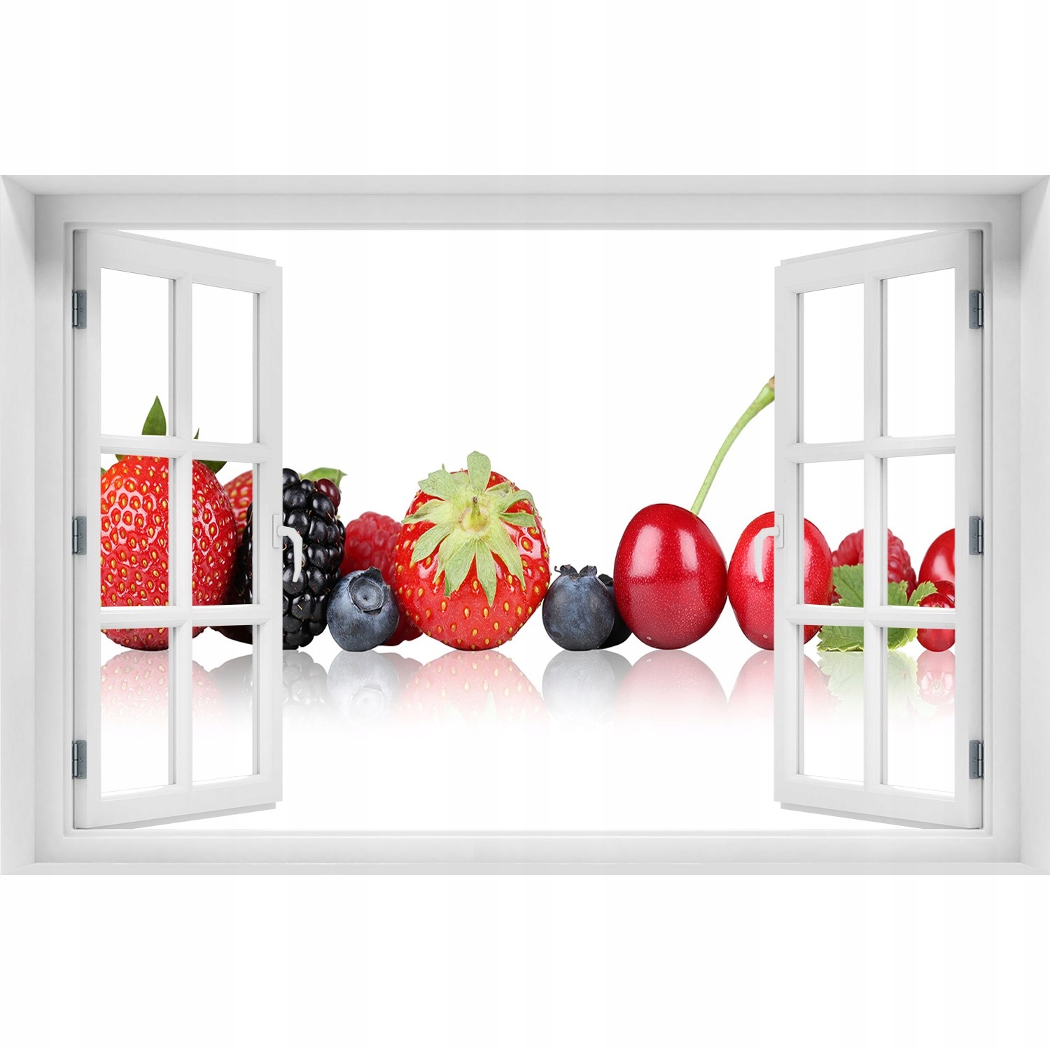 

Samoprzylepna naklejka Owoce w rzędzie 150x100