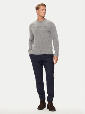 Paul Shark Sweter Męskie szary 14311047