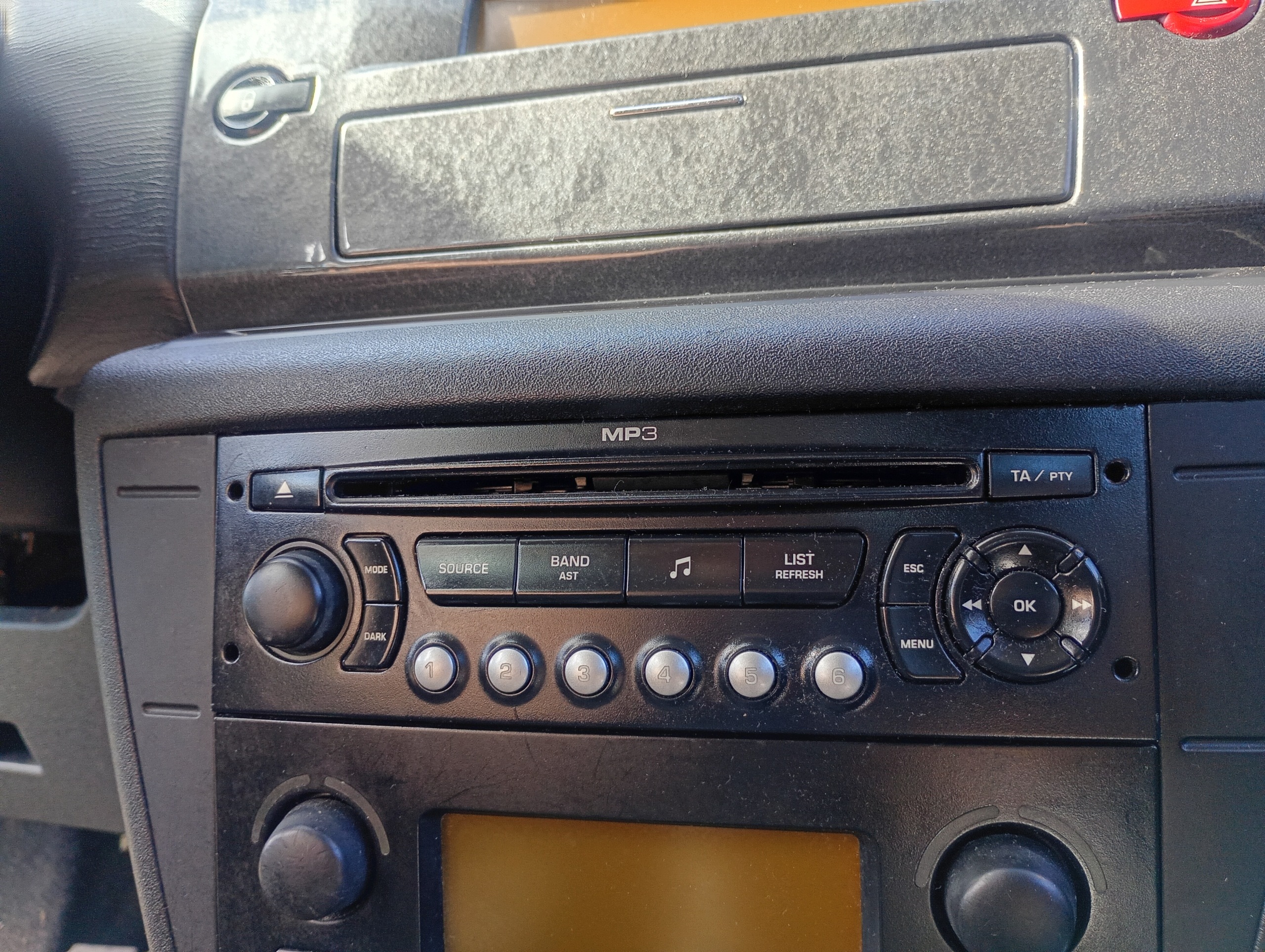 RADIO ORYGINALNE CD MP3 brakuje Citroen C4 1 e 04-10