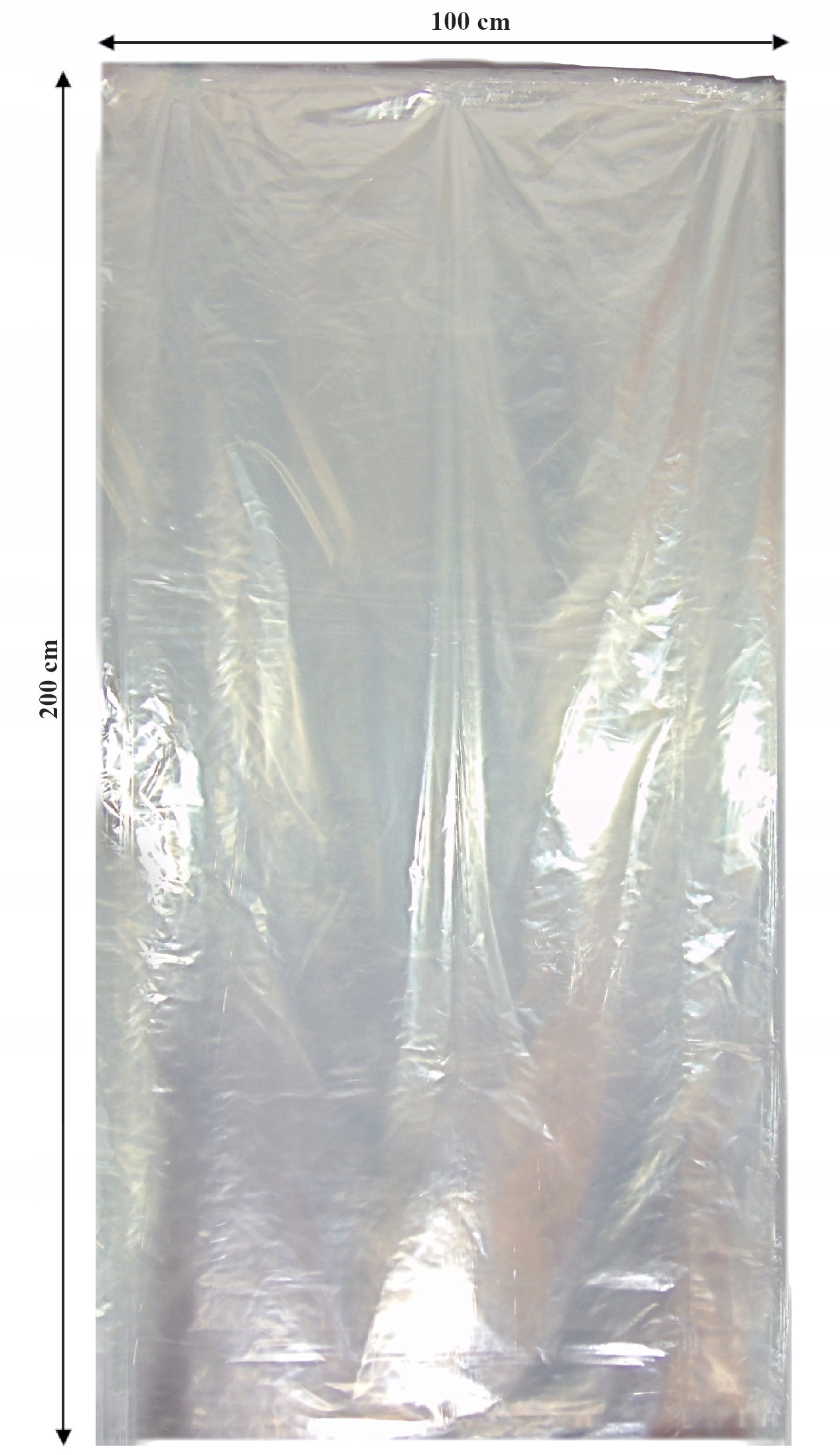 

Duże worki foliowe przezroczyste 100x200cm 10sztuk