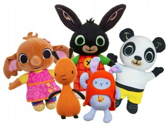 PLÜSSFIGURA SZETT BING KABALAFIGURA ÉS BARÁTAI SULA PANDO FLOP 5 DB-OS