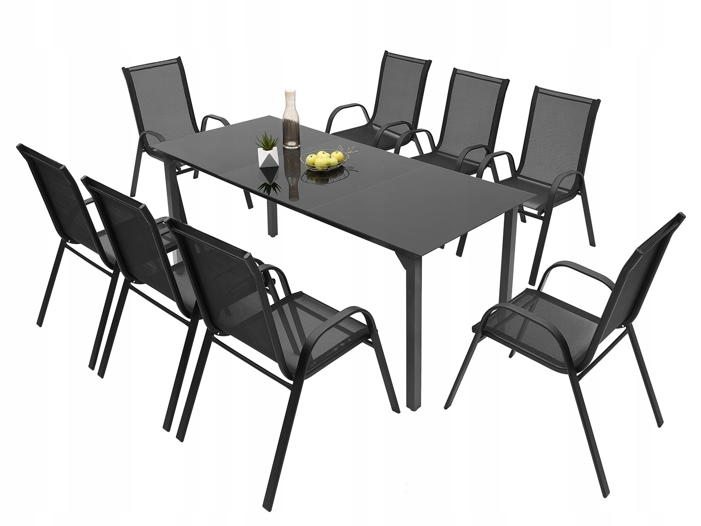 MEBLE OGRODOWE ZESTAW STÓŁ 8+1 NA TARAS BALKON Rodzaj stół i krzesła