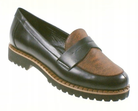 Laura Messi 2833 Černo-hnědé Botky Vel .37