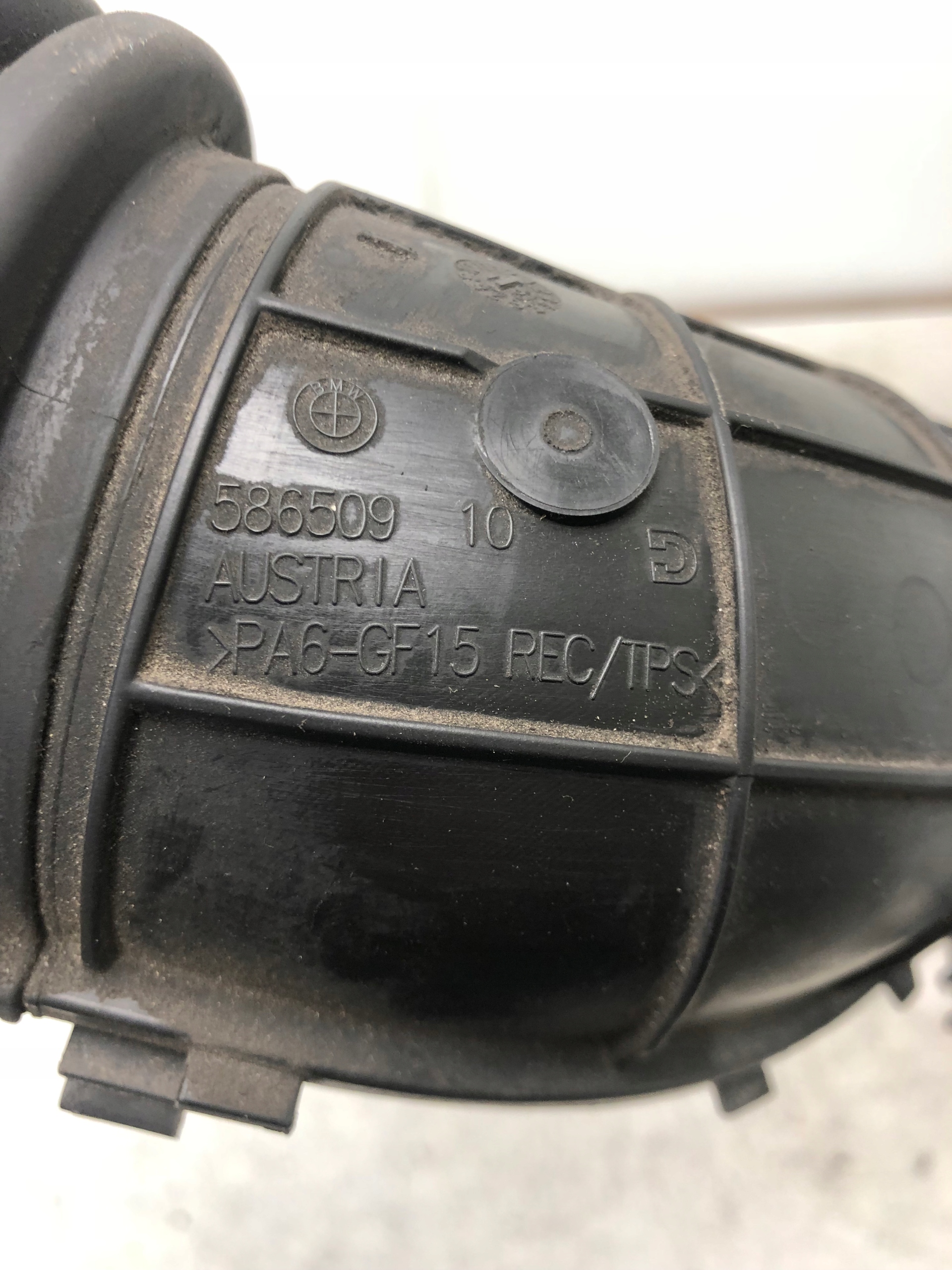pipe air hose BMW F20 58650910