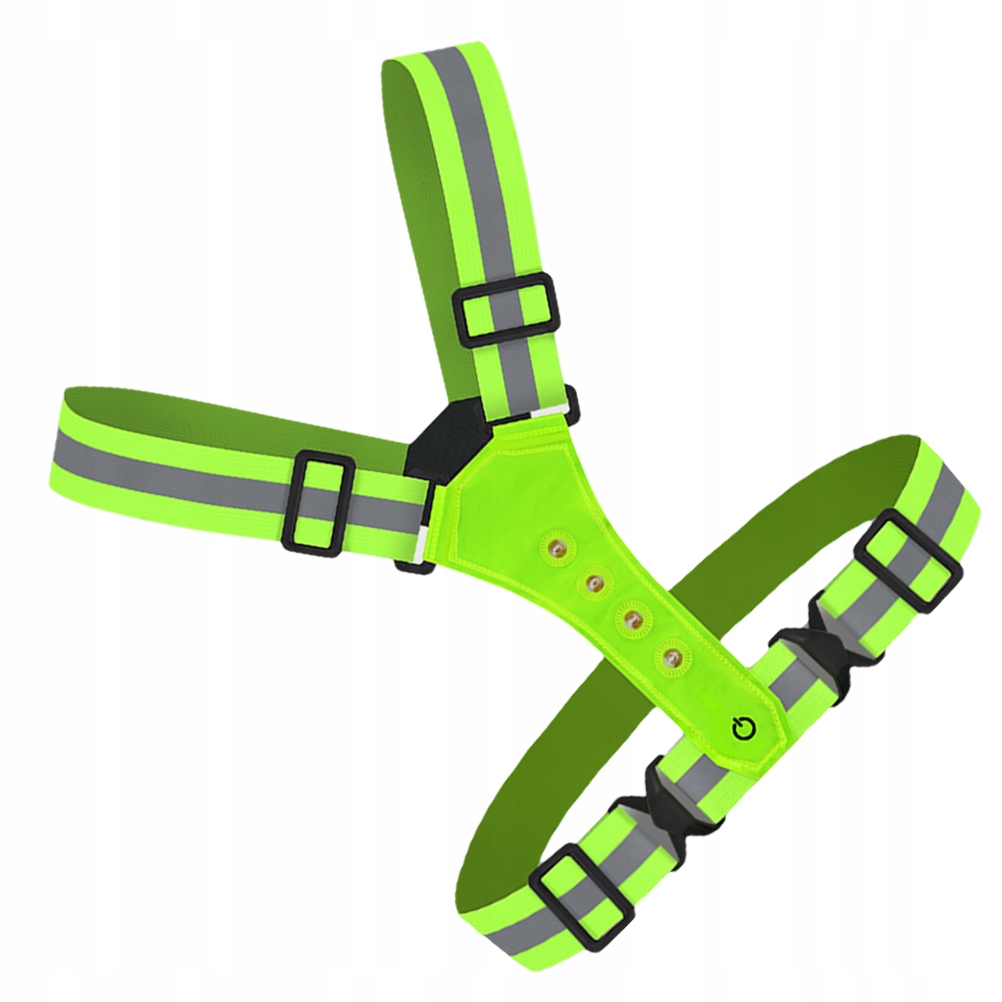 TAŚMA ODBLASKOWA LED DO kamizelki motocyklowej