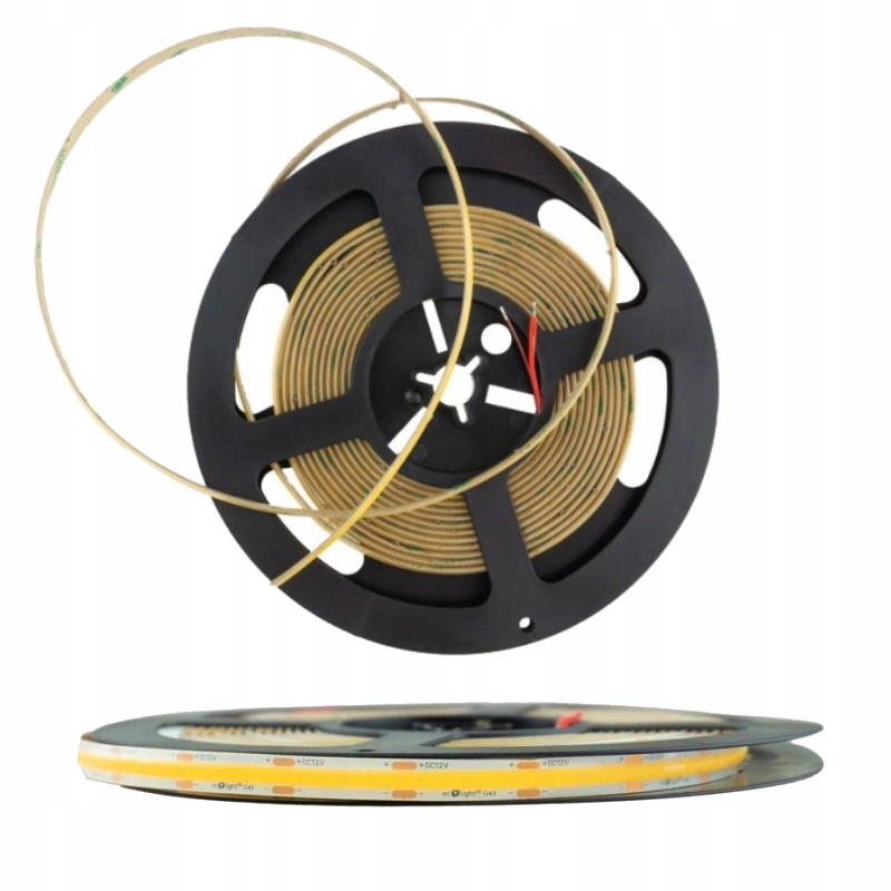 Taśma LED COB Pasek 5m 45W 3000K Białe Ciepłe do Łazienki IP67