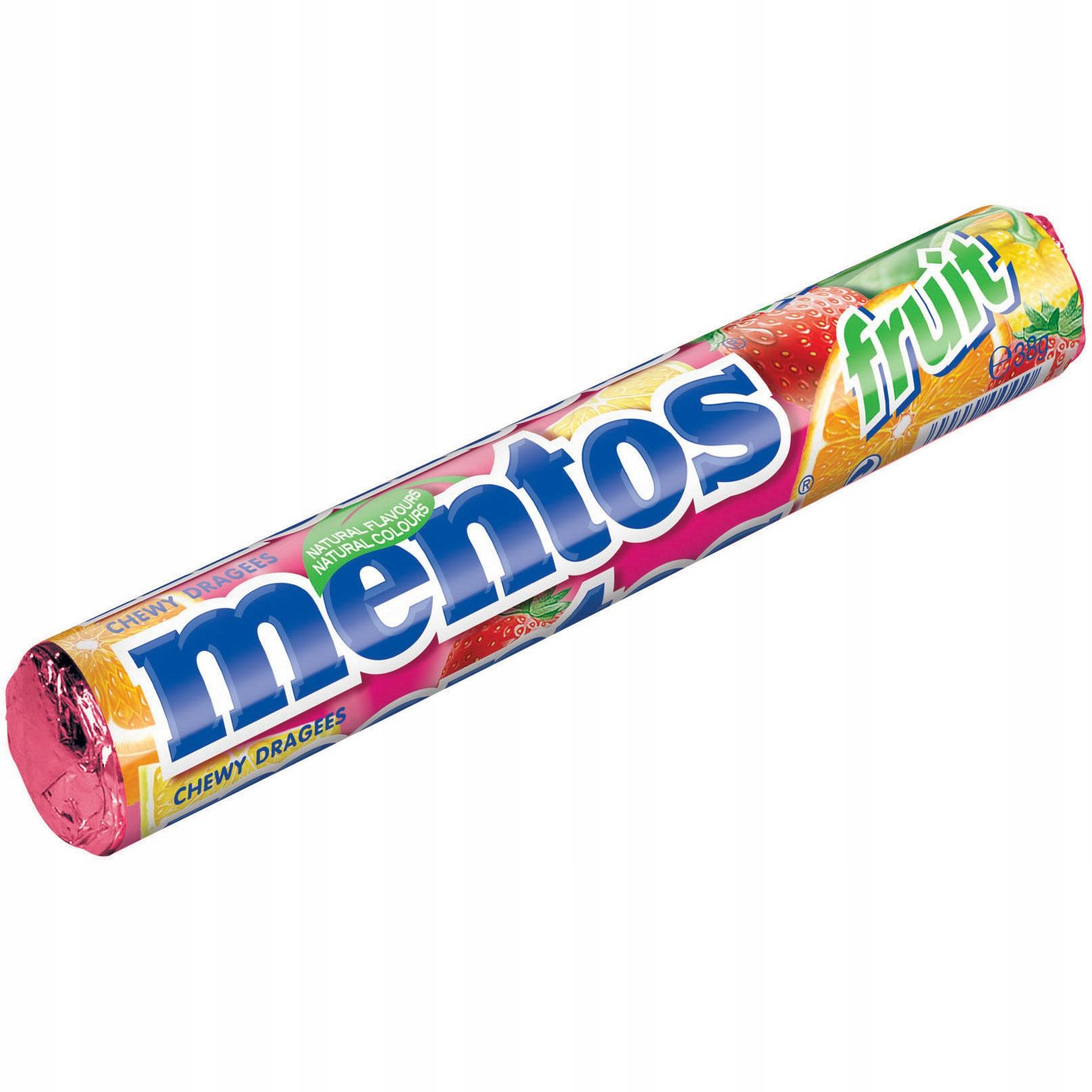 40 Sztuk Mentos Owocowy Fruit 38G