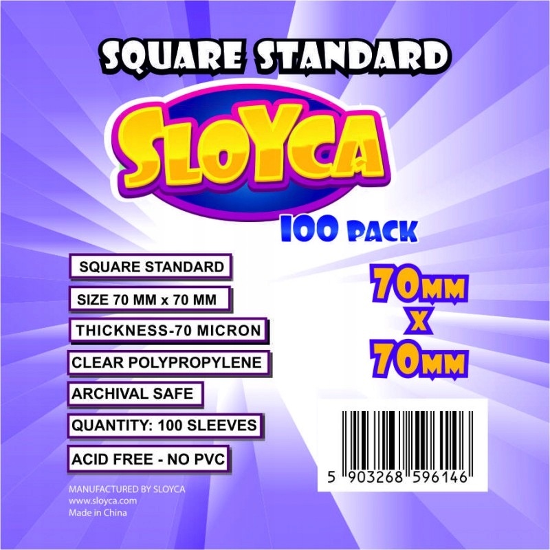 

Sloyca Koszulki Square Standard 70x70 mm 100 szt.