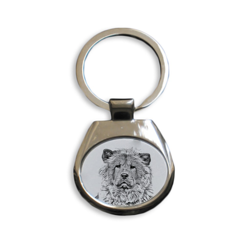 

Chow chow Metalowy Brelok Breloczek z grafiką