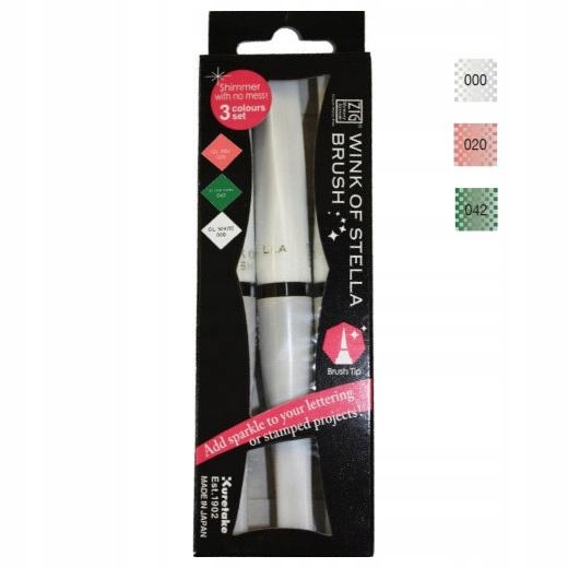 Sada tužek Wink of Stella 3ks Brush Kuretake