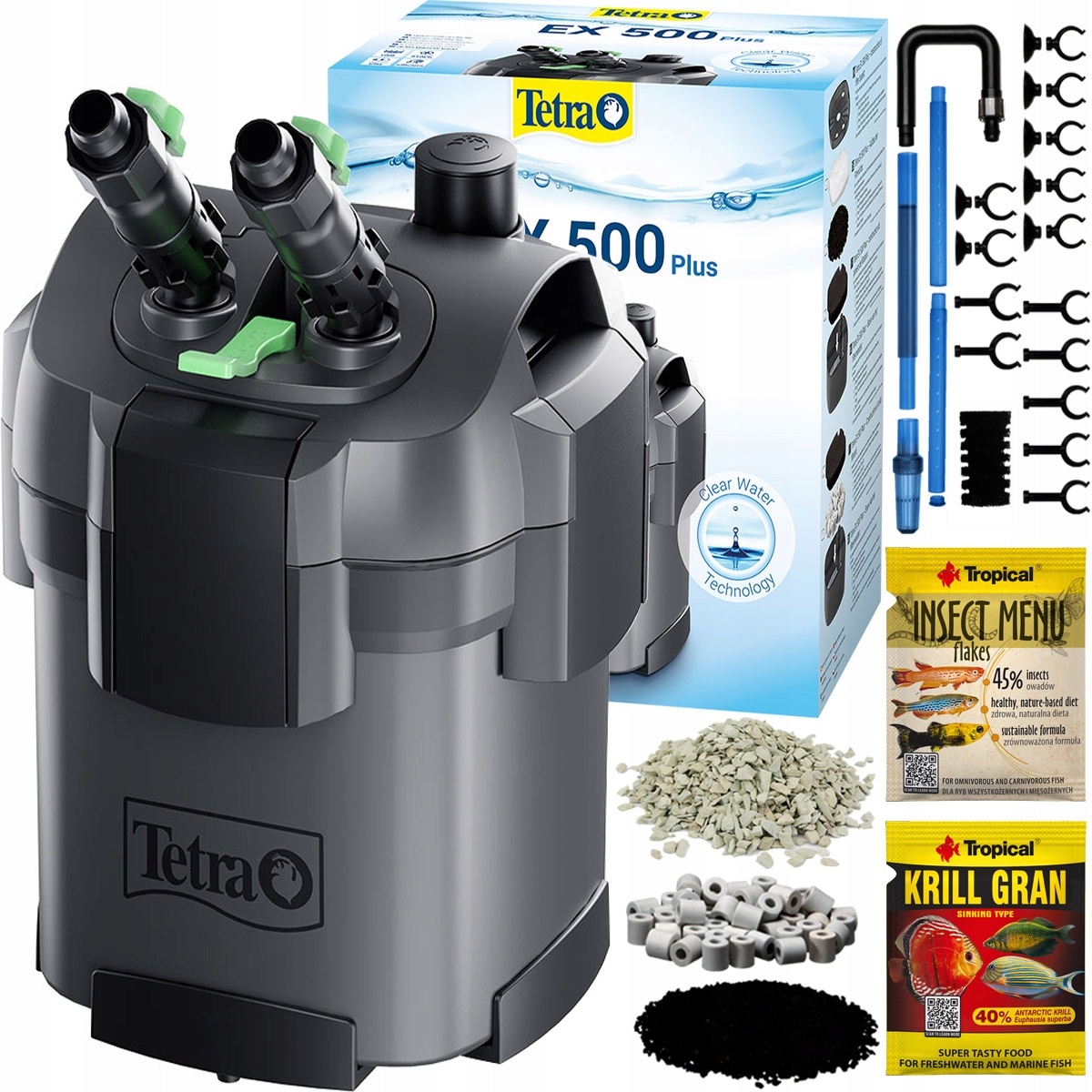 Tetra Ex 500 Plus Filtr Zewnętrzny Kubełkowy