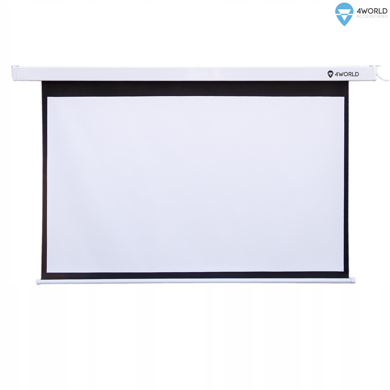 Ekran projekcyjny do projektora półautomat 305×229cm 150” (4:3)