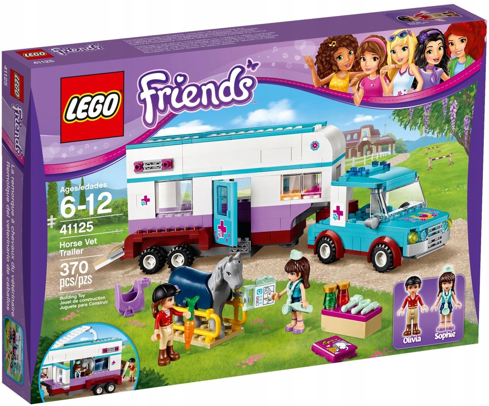 Lego Friends 41125 Léčebný přívěs pro koně Nový