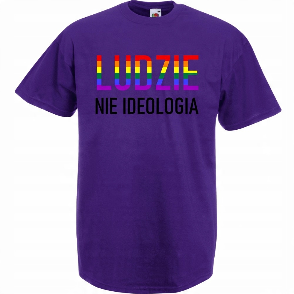 

Koszulka ludzie nie ideologia Lgbt XL fioletowa