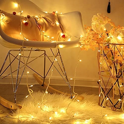 Gresonic Lampki Choinkowe Na Boże Narodzenie Łańcuch 200 Led 20M Białe — miniatura 6